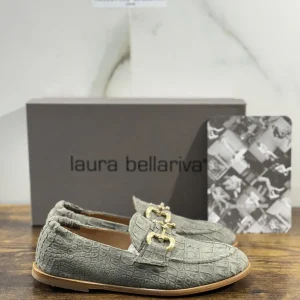 Laura Bellariva Mocassino Donna Verde  Pelle Flexible  Extra light 40
