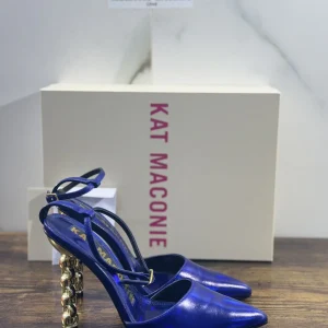 Kat Maconie Sandalo Donna Jojo Tacco Oro Casual Kat Maconie Sandal Pelle Blu 36
