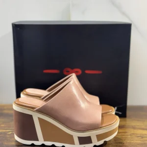 181 Alberto Gozzi Sandalo Zeppa Pelle Nude Casual Donna 37