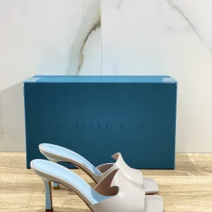 A.bocca Sandalo donna in Pelle Perla luxury A.bocca woman Icon Slipper 38