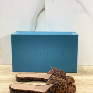 A.bocca Sandalo donna in Vero Cavallino luxury A.bocca woman Icon Slipper 36