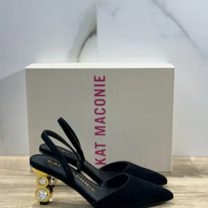 Kat Maconie Sandalo Donna Aletta   Suede    Nero Luxury Kat Maconie 36