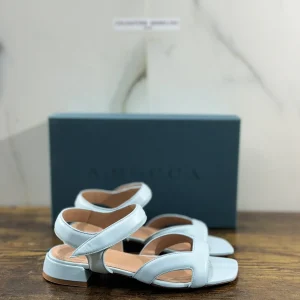 A.Bocca Sandalo Donna  Pelle Cielo   Luxury Woman Sandal A.Bocca 37