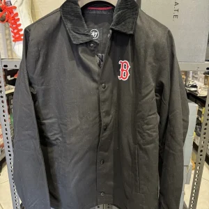 47 Let Your You Out Giacca Boston Red Sox  Jet Black Uomo Collo Velluto Taglia M