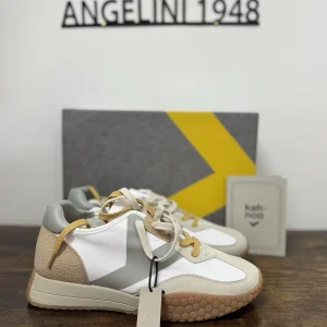 Kee Hoo Sneaker Beige White Casual Scarpa Uomo 43
