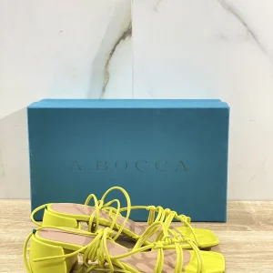 A.bocca Sandalo Donna AB2292 In Pelle Like  Luxury Woman Shoes 37