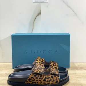 A.Bocca sandalo donna pony leopard luxury woman sandal A.Bocca Vero Cavallino 37